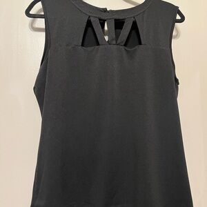 Elegant Black Sleeveless Top